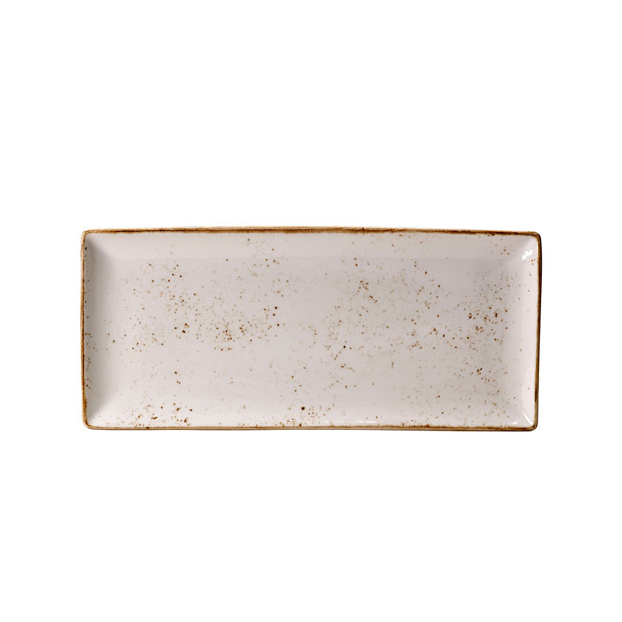 Steelite Craft Vitrified Porcelain White Rectangular Four Plate 37cmx16.5cm