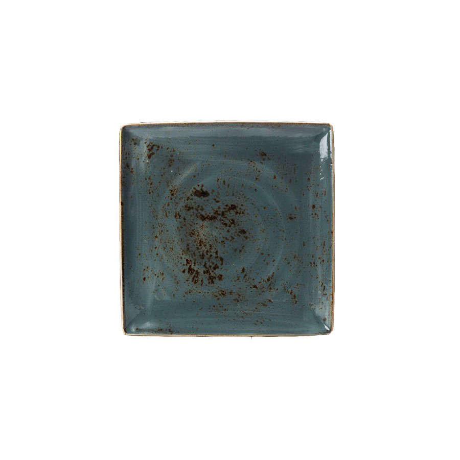 Steelite Craft Vitrified Porcelain Blue Square One Plate 27cm 27cm