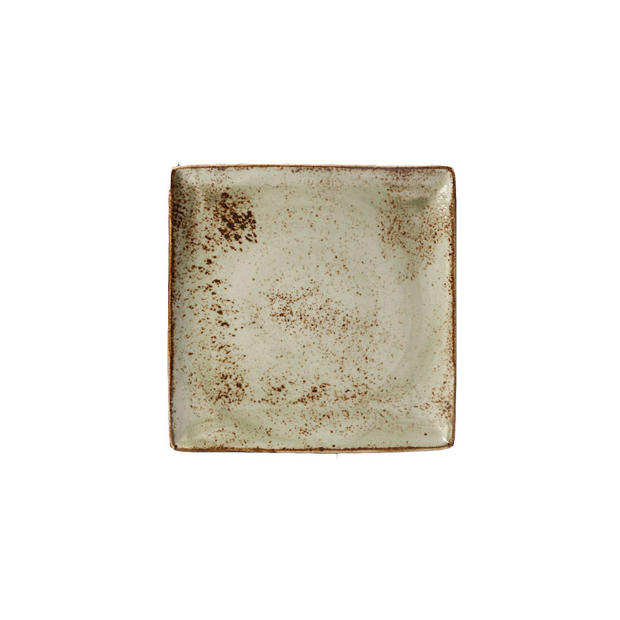 Steelite Craft Vitrified Porcelain Green Square One Plate 27cm