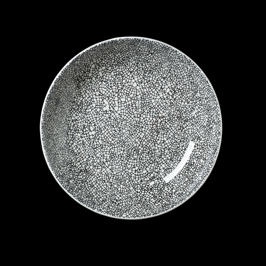 Steelite Craft Vitrified Porcelain Blue Round Coupe Bowl 21.5cm 8 1/2