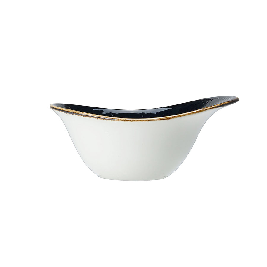 Steelite Craft Vitrified Porcelain Liquorice Round Bowl 18cm
