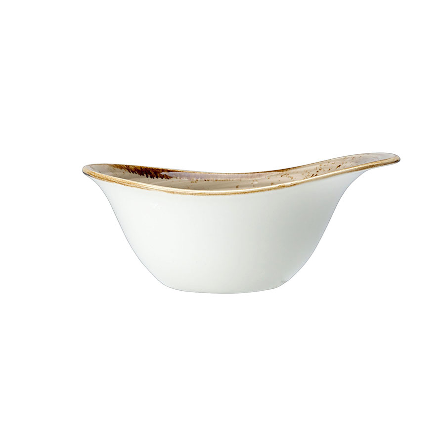 Steelite Craft Vitrified Porcelain Porcini Round Bowl 18cm