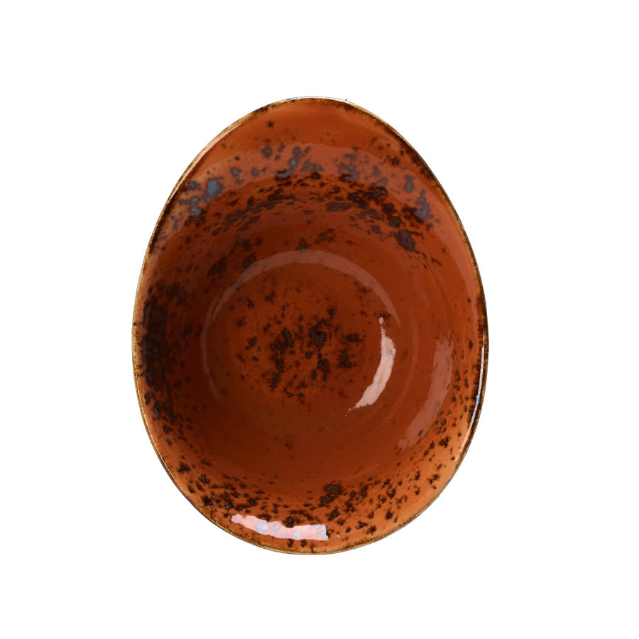Steelite Craft Vitrified Porcelain Terracotta Freestyle Bowl 18cm