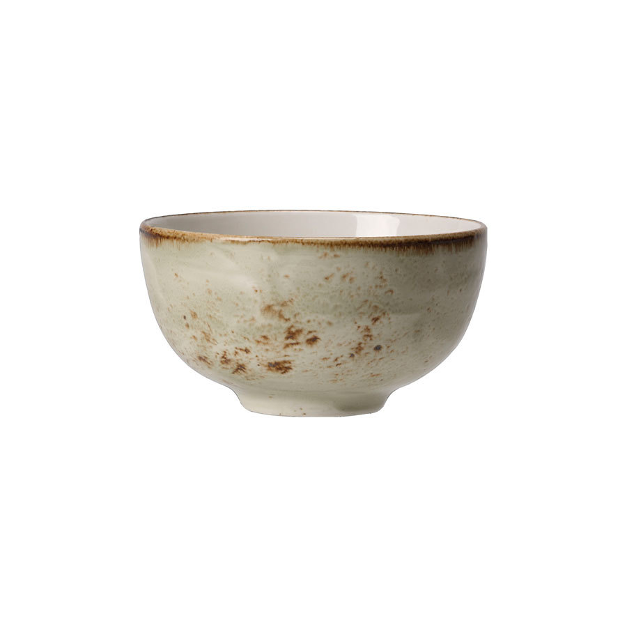 Steelite Craft Vitrified Porcelain Green Round Chinese Bowl 12.75cm