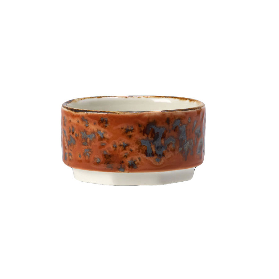 Steelite Craft Vitrified Porcelain Terracotta Round Tasters Dipper 6.5cm