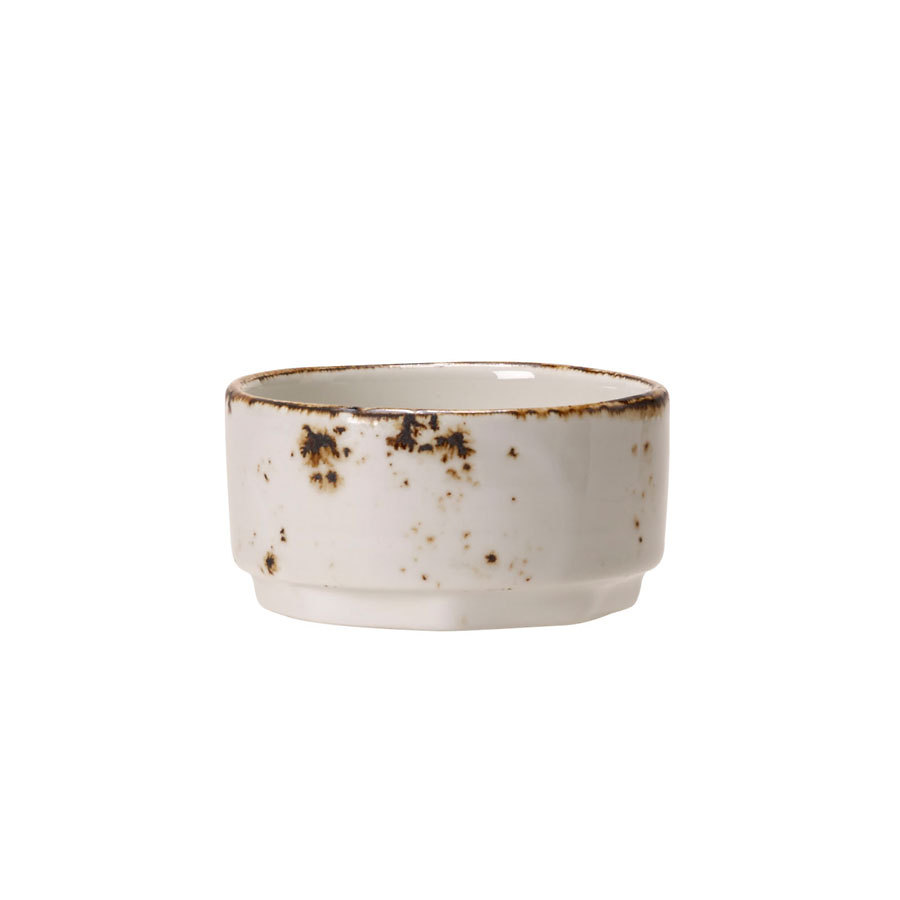 Steelite Craft Vitrified Porcelain White Round Tasters Dipper 6.5cm