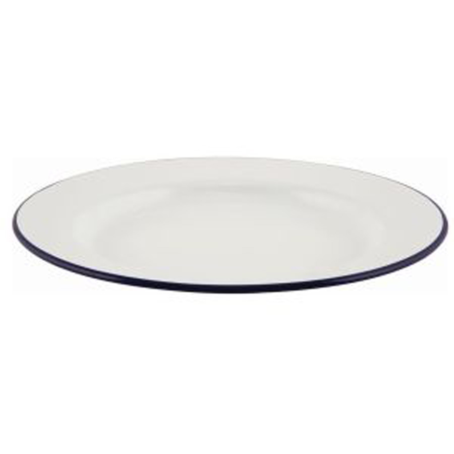 Enamel Plate White 20cm