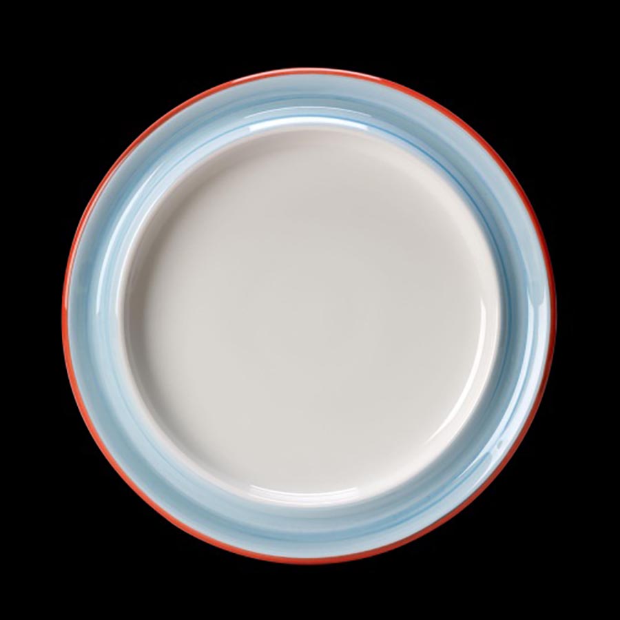 Steelite Freedom Vitrified Porcelain Blue Round Plate 10 Inch 25cm