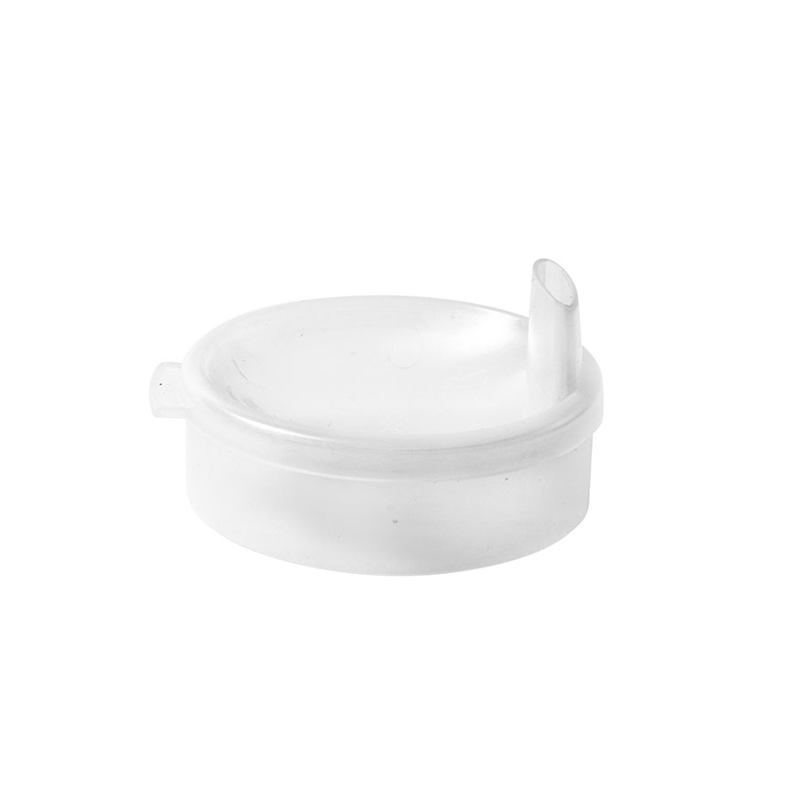 Harfield Polypropylene Natural Wide Spout Lid For 2 Handled Beaker 7.2cm