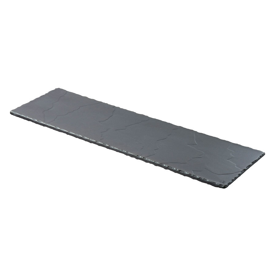 Revol Basalt Ceramic Black Rectangular 2/4 GN Tray 54x16.5cm