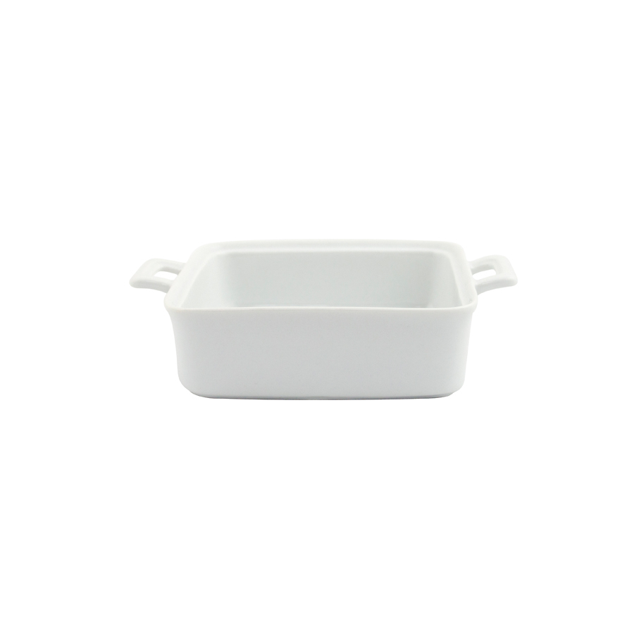 Superwhite Porcelain Mini Square Dish 12.5x4cm