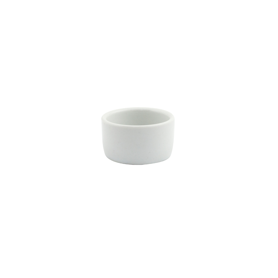 Superwhite Porcelain Round Butter Pad 6.5x3.5cm