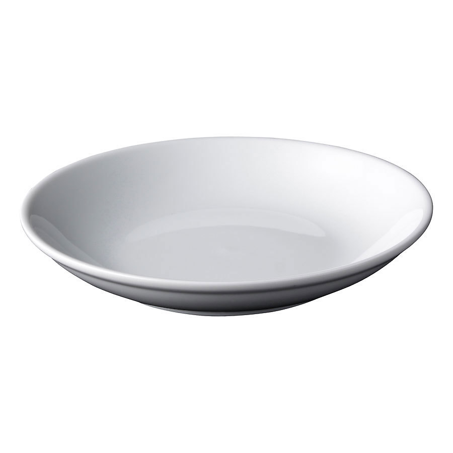 Superwhite Porcelain Round Deep Coupe Plate 20cm