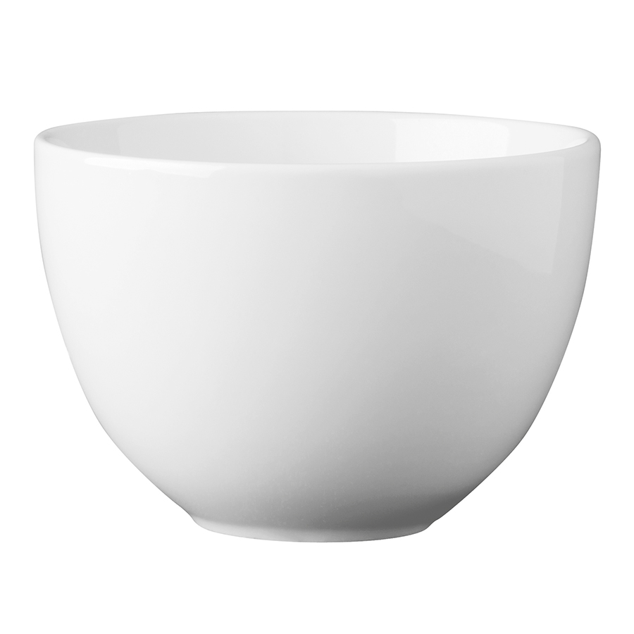 Superwhite Porcelain Round Deep Bowl Shaped Cup 11cm