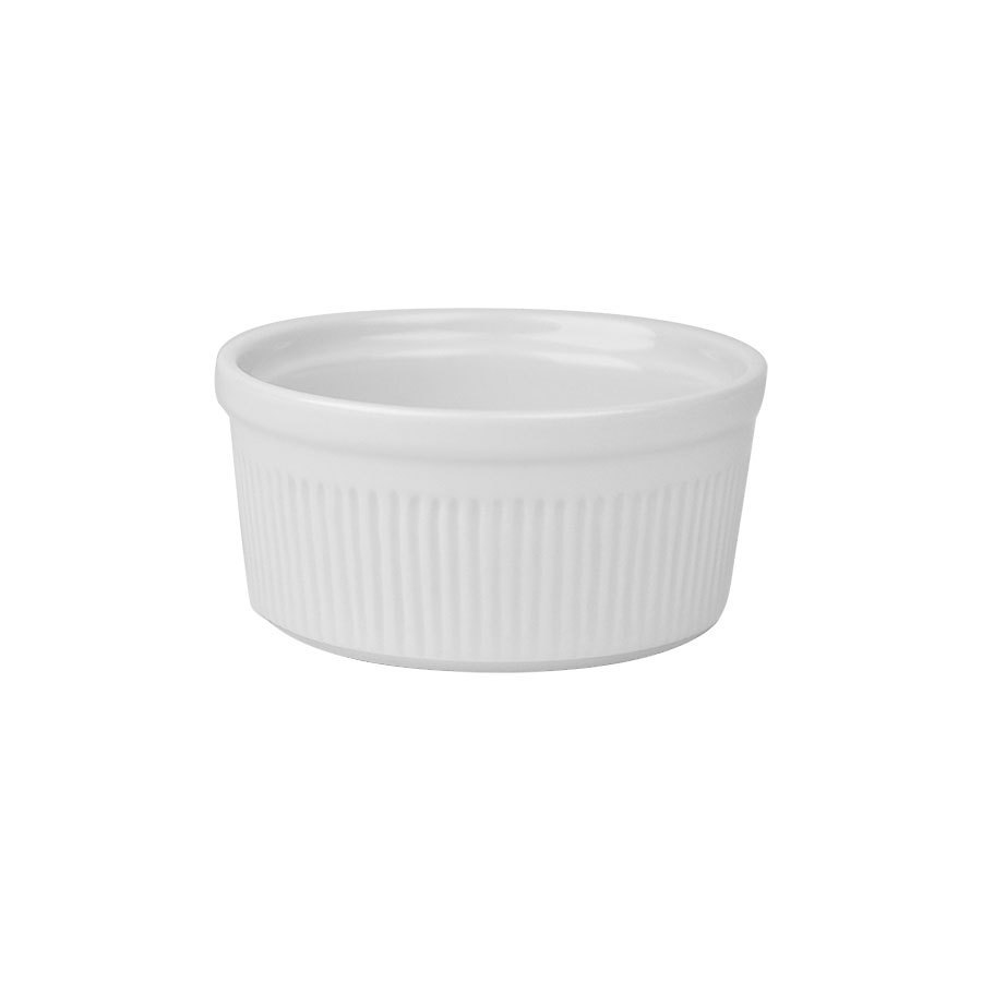 Superwhite Porcelain Round Stacking Ramekin 9cm