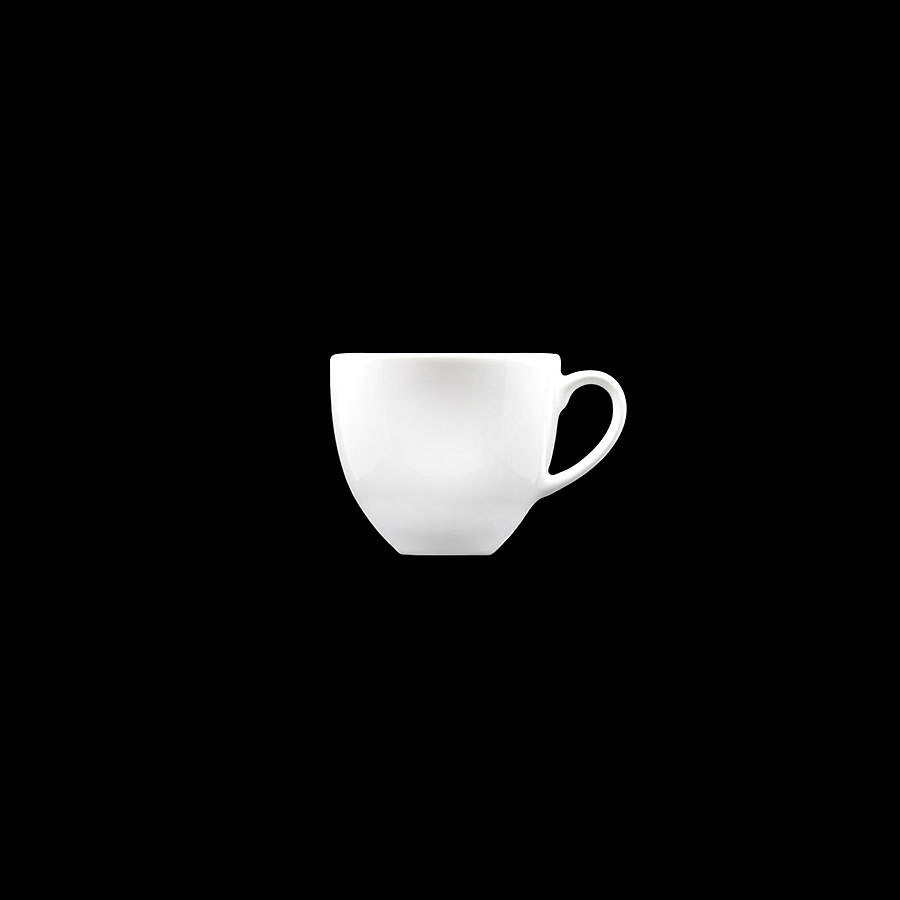 Creme Monet Vitrified Porcelain White Cup 9cl 3oz