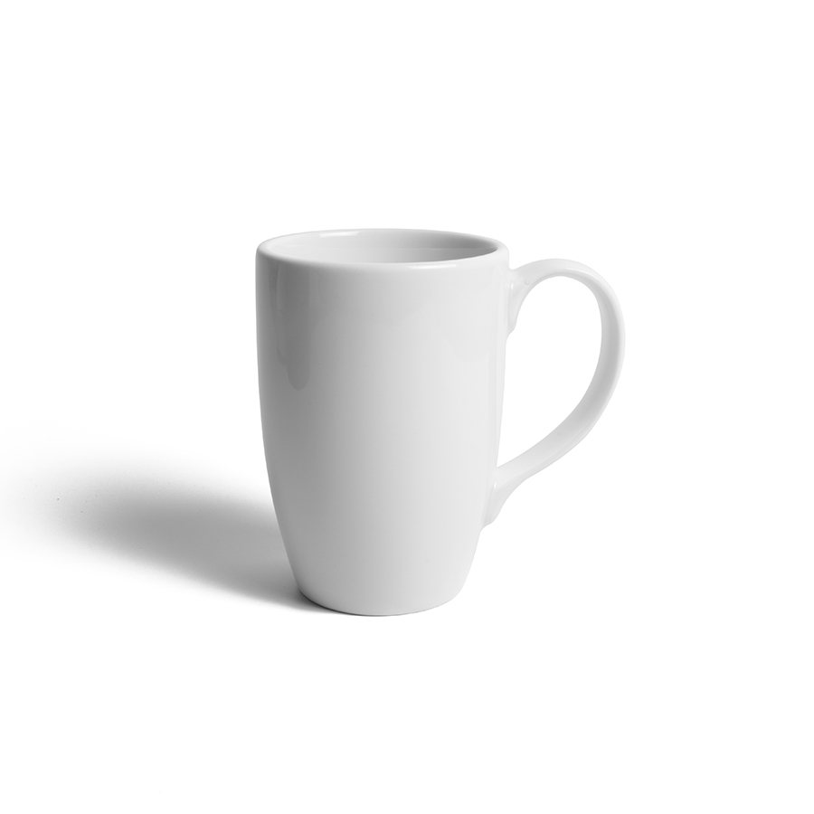 Creme Monet Vitrified Porcelain White Mug 28.4cl 10oz
