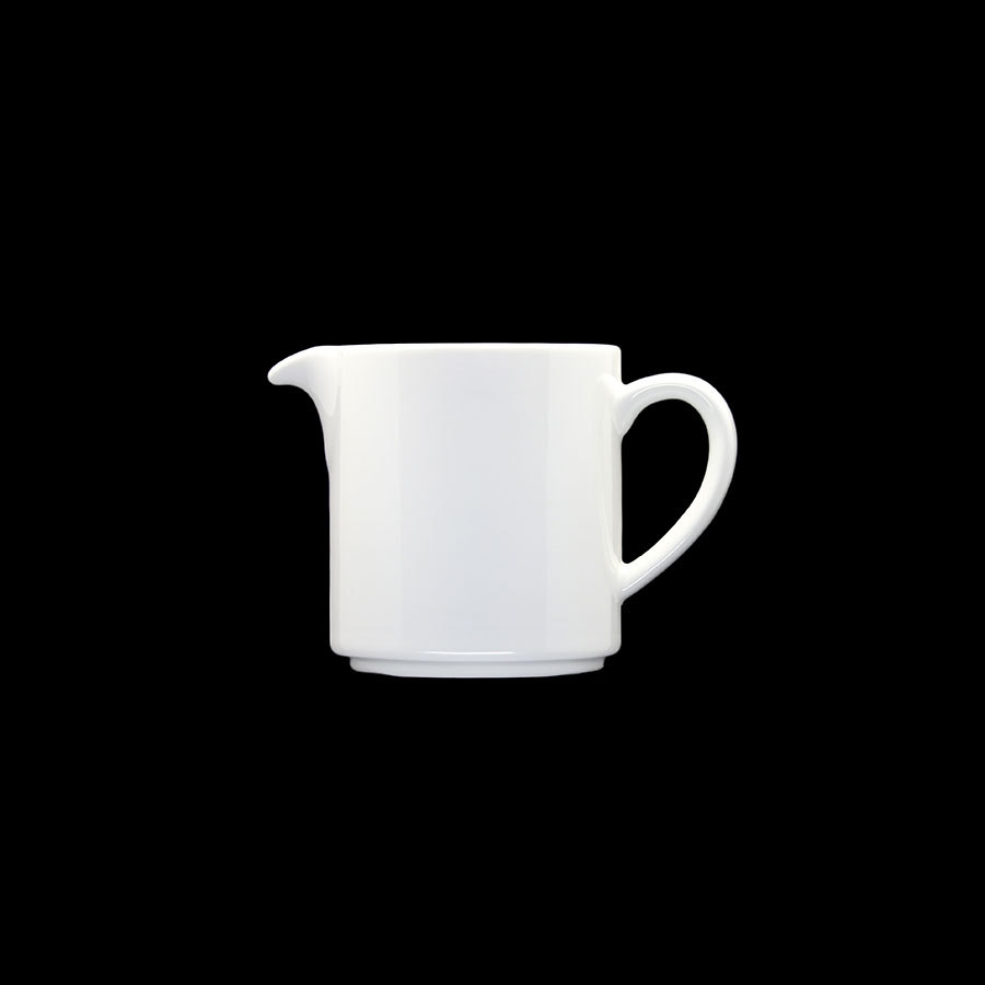 Creme Monet Vitrified Porcelain White Jug 25cl 9oz
