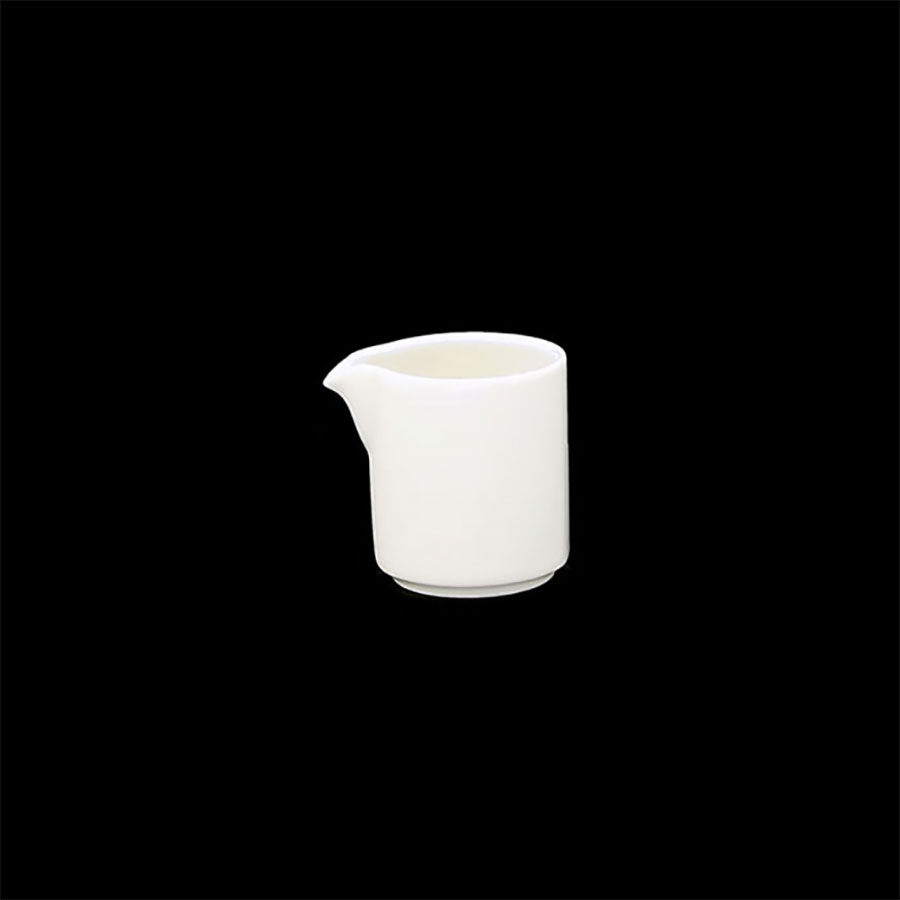Creme Monet Vitrified Porcelain White Jug Unhandled 5cl 2oz