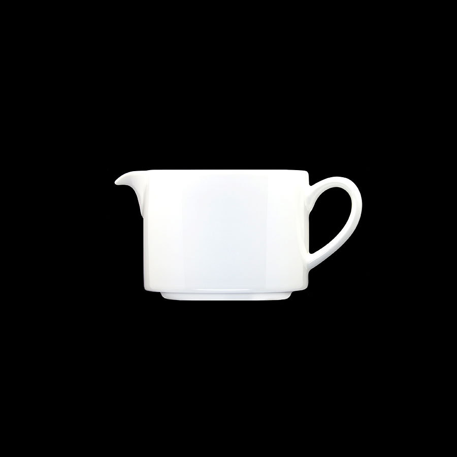 Creme Monet Vitrified Porcelain White Sauce Boat 35cl 12oz