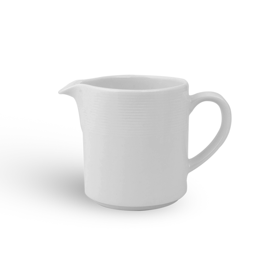 Creme Cezanne Vitrified Porcelain White Jug 15cl 5oz