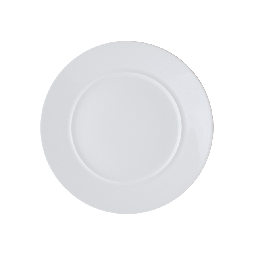 Ariane Style Vitrified Porcelain White Round Plates 17cm
