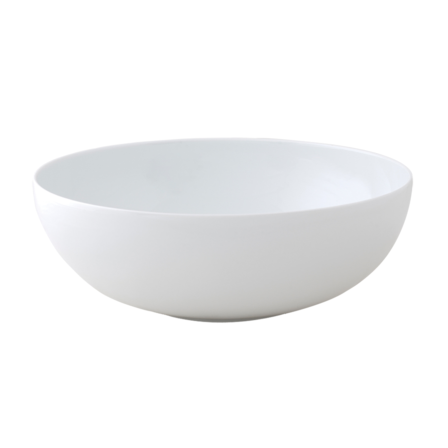 Ariane Style Vitrified Porcelain White Round Coupe Bowl 25cm