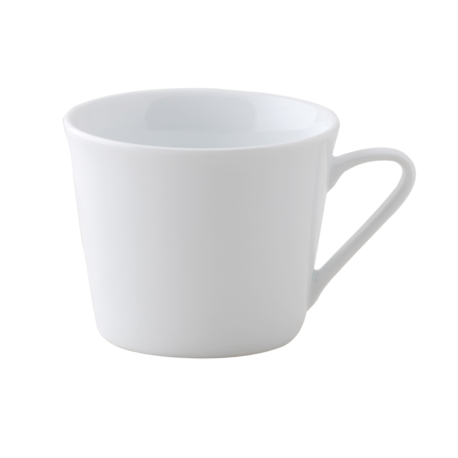 Ariane Style Vitrified Porcelain White Cup 9cl
