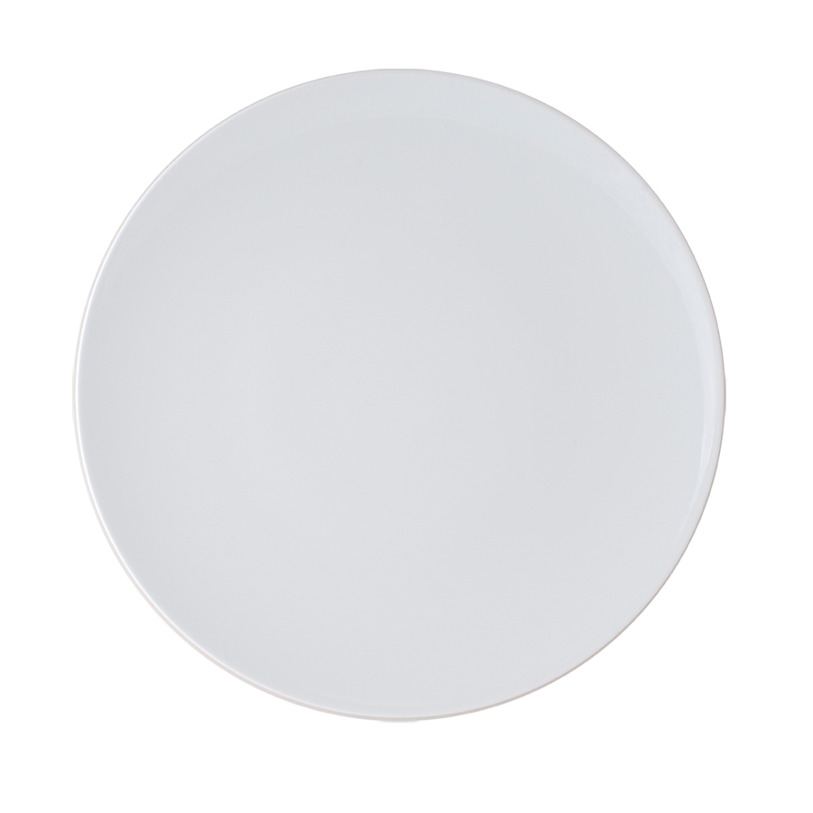 Ariane Style Vitrified Porcelain White Round Coupe Plate 17cm