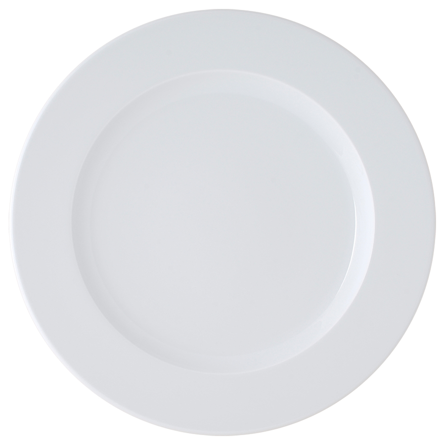 Ariane Brasserie Vitrified Porcelain White Round Plate 31cm