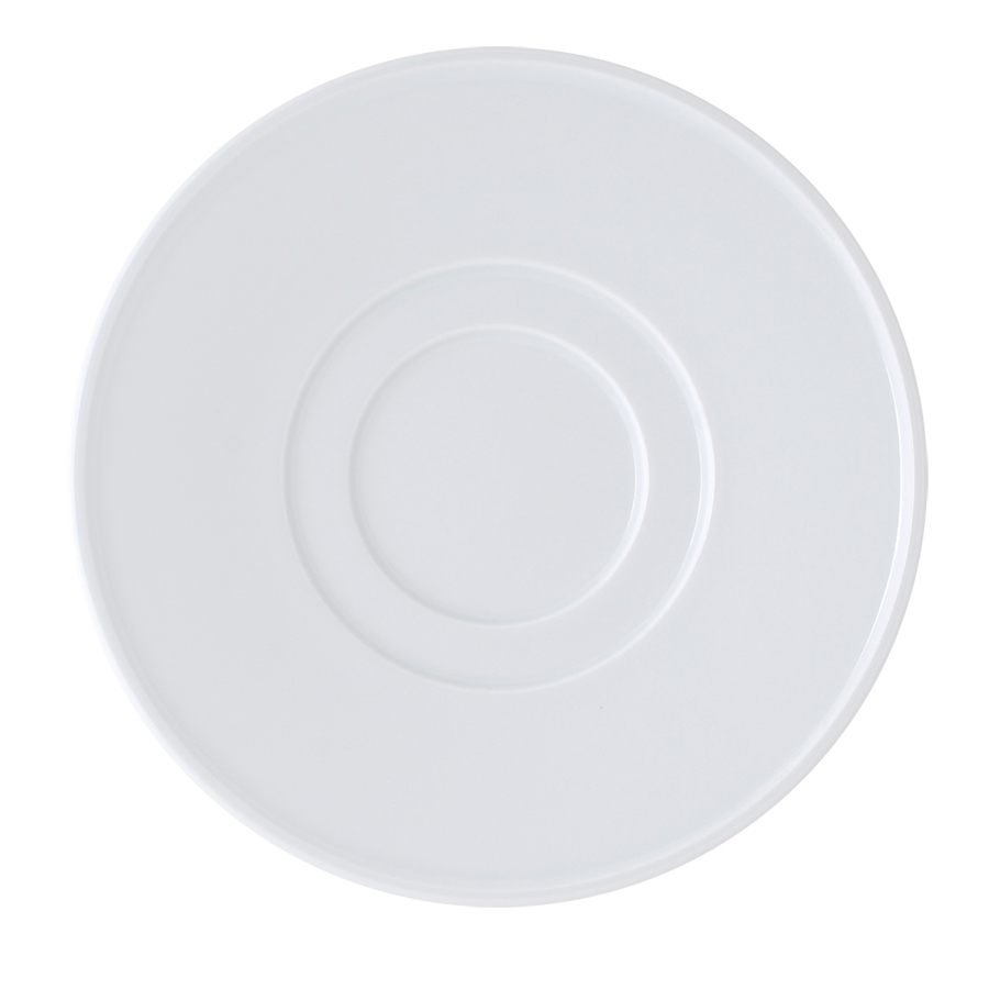 Ariane Brasserie Vitrified Porcelain White Round Saucer 15cm