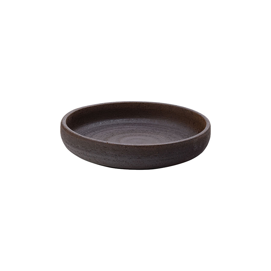 Utopia Fuji Terracotta Brown Round Low Dish 15cm 6 Inch