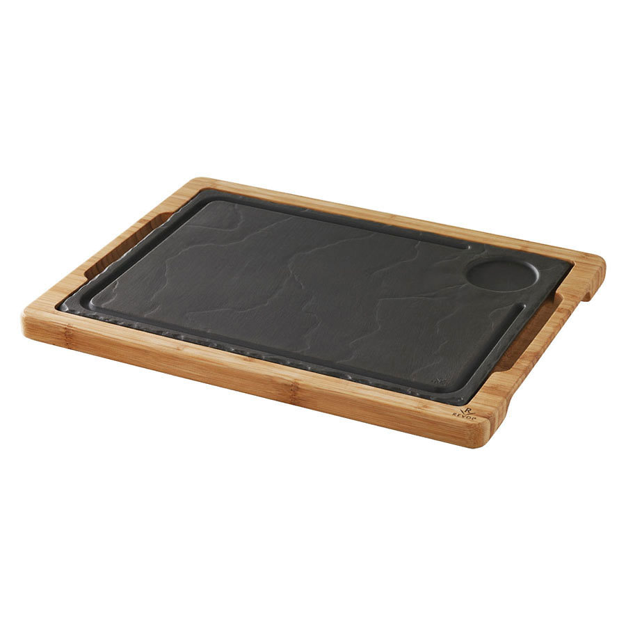 Revol Basalt Bamboo Rectangular Liner 37.5x28cm For Steak Plate BB344