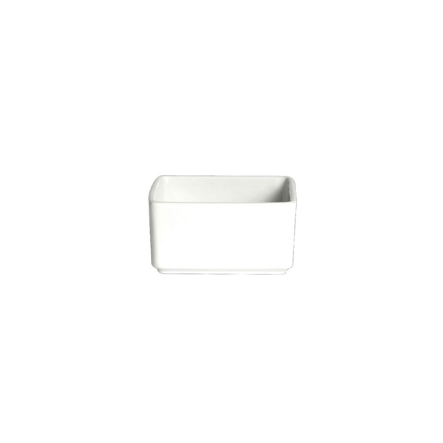 Steelite Varick Vitrified Porcelain White Square Ramekin 8.25x4.2cm H 20cl