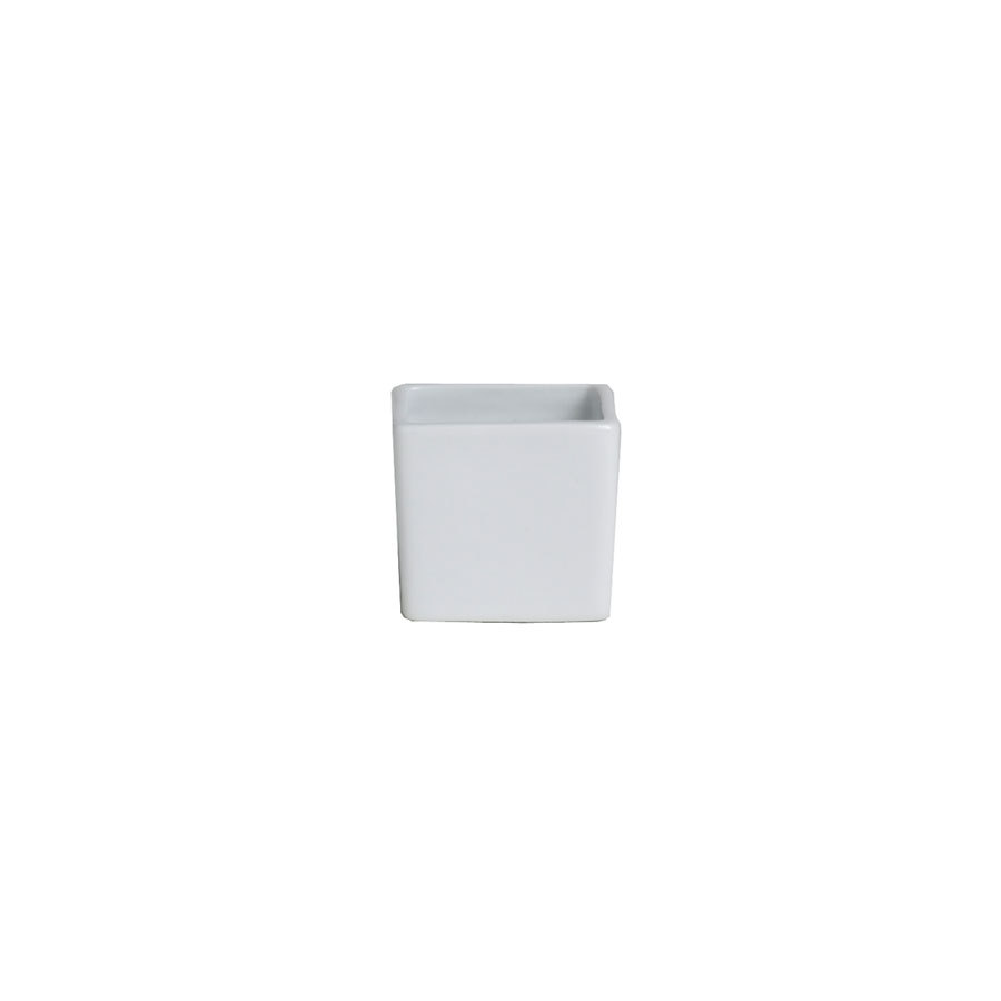 Steelite Varick Vitrified Porcelain White Square Deep Ramekin 3.8cm