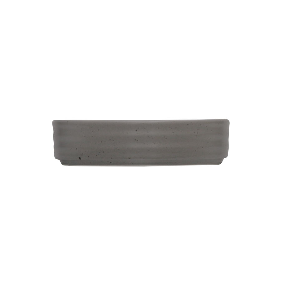 Artisan Pebble Vitrified Fine China Grey Round Stacking Tapas Bowl 12cm