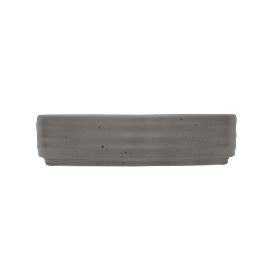 Artisan Pebble Vitrified Fine China Grey Round Stacking Tapas Bowl 14cm