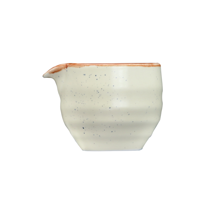 Artisan Coast Vitrified Fine China Cream Globe Mini Jug 2.5oz