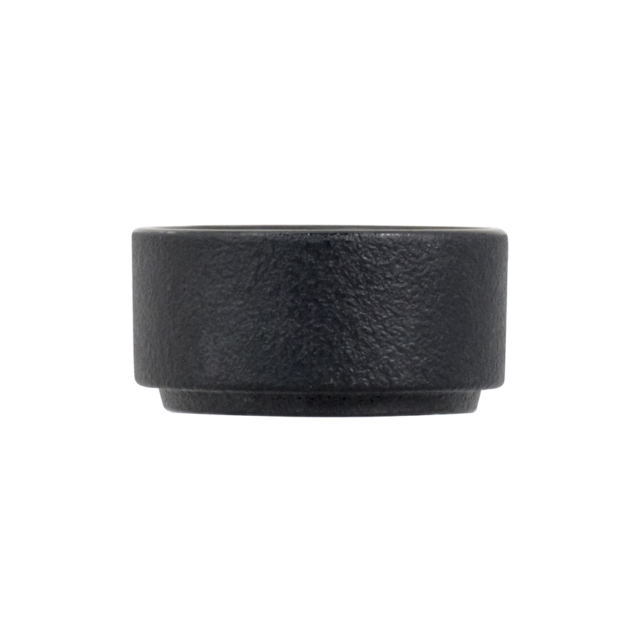 Artisan Onyx Vitrified Fine China Black Round Dip Pot 7cm