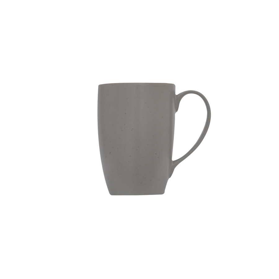 Artisan Pebble Vitrified Fine China Grey Mug 28cl