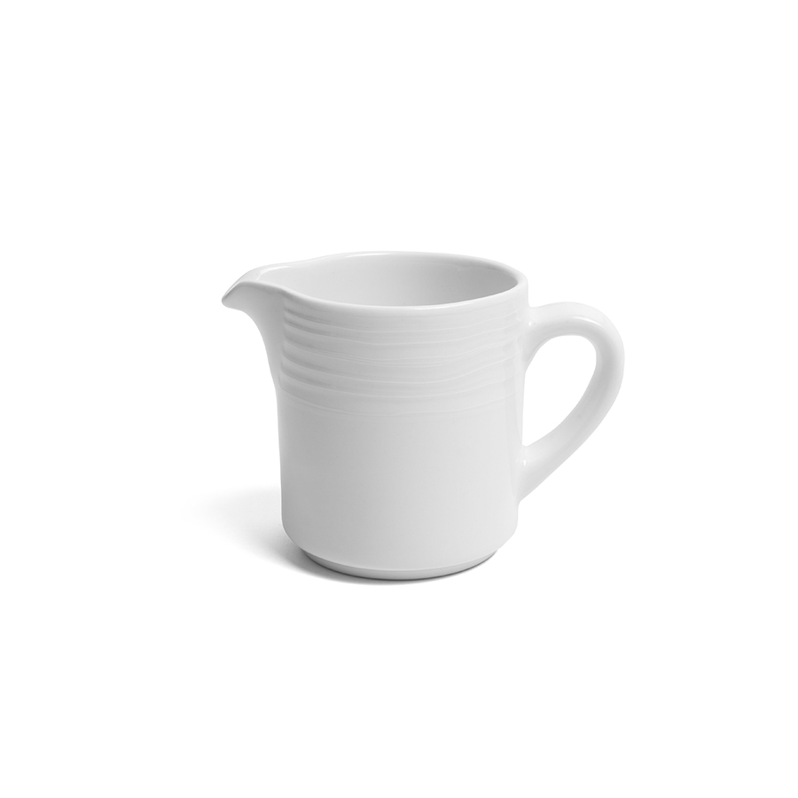 Creme Rousseau Vitrified Porcelain White Jug 15cl 5oz