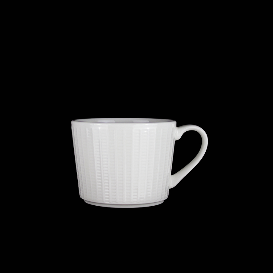 Steelite Willow Vitrified Porcelain White Can Cup 22.75cl 8oz