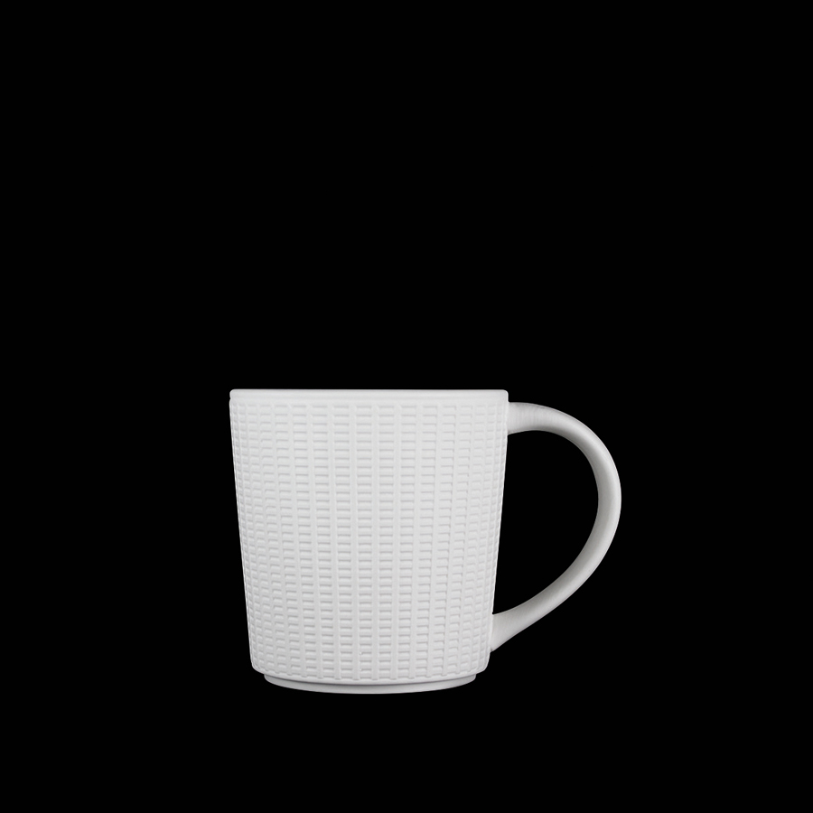 Steelite Willow Vitrified Porcelain White Mug 10oz
