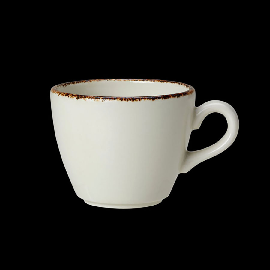 Steelite Brown Dapple Vitrified Porcelain Cup LiV 35cl 12oz