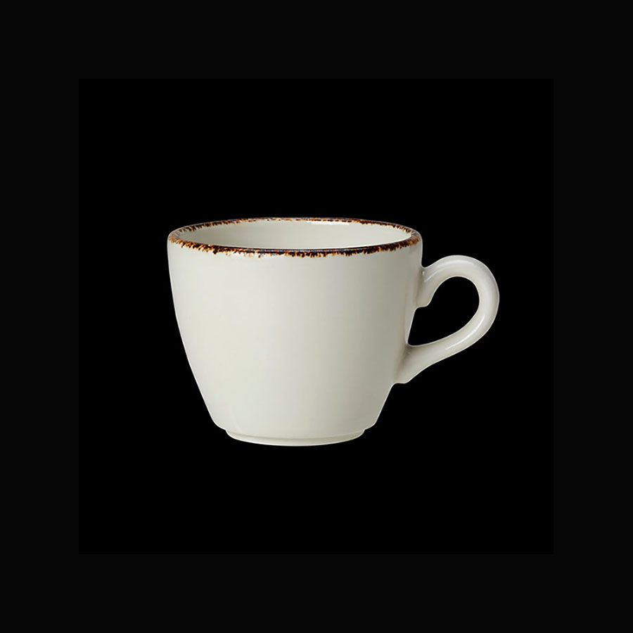 Steelite Brown Dapple Vitrified Porcelain Cup LiV 17cl 6oz