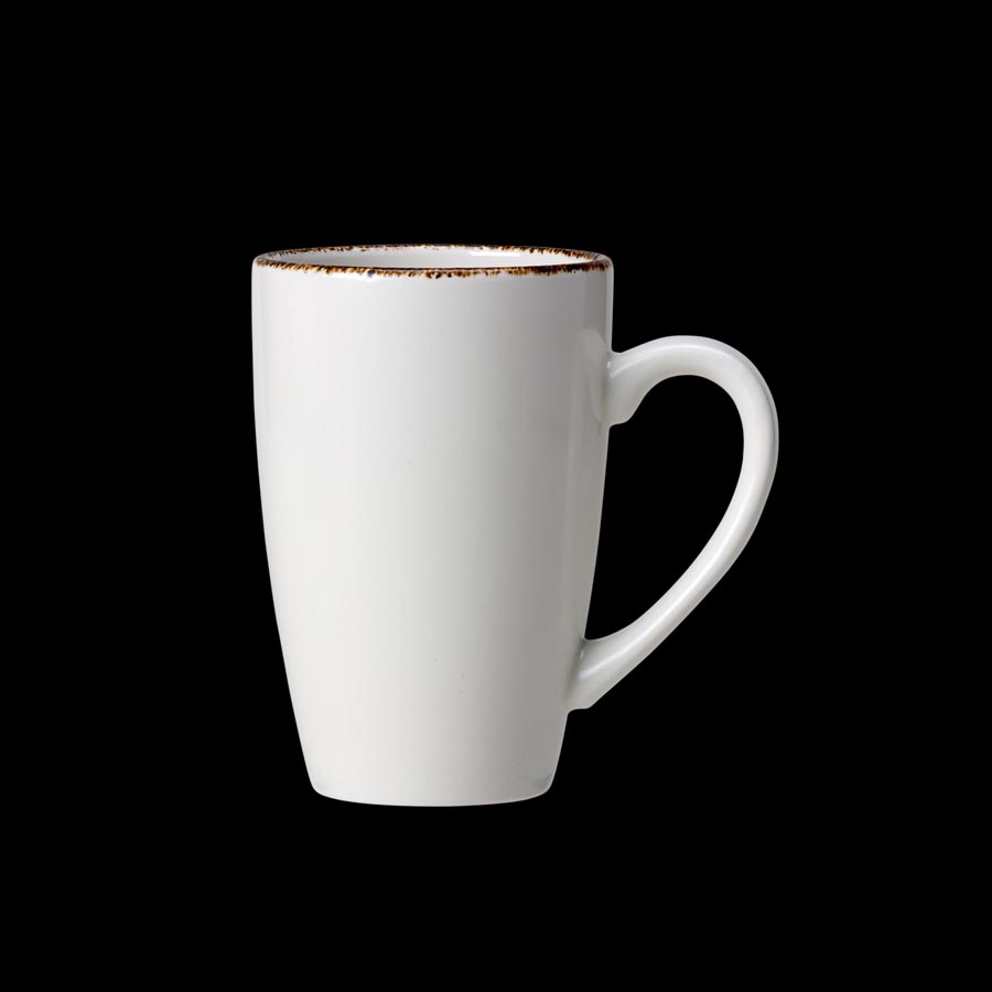 Steelite Brown Dapple Vitrified Porcelain Quench Mug 28.5cl 10oz