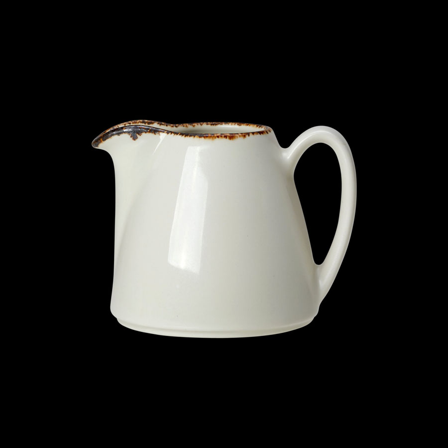 Steelite Brown Dapple Vitrified Porcelain Jug LiV 14.25cl 5oz