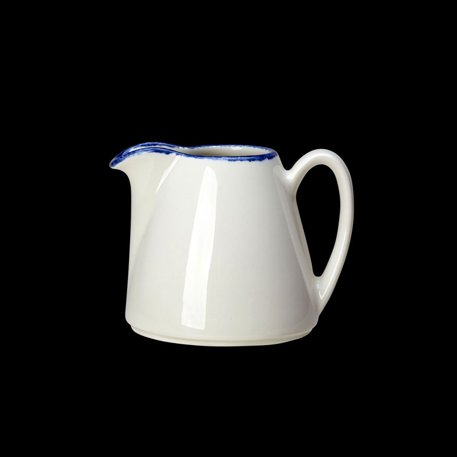 Steelite Blue Dapple Vitrified Porcelain Round Jug 14.25cl