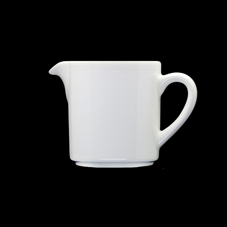 Creme Cezanne Vitrified Porcelain White Jug 25cl 9oz