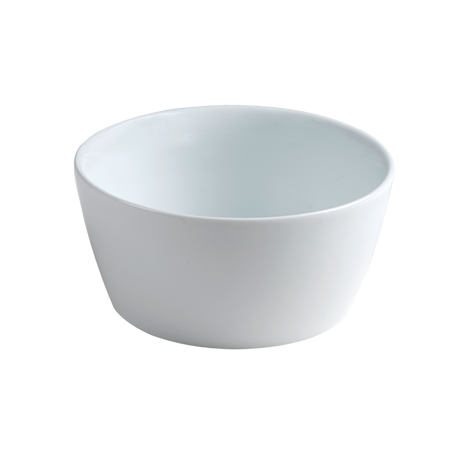 Ariane Style Vitrified Porcelain White Round Side Bowl 15cm